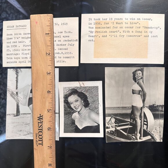 Susan Hayward Biography Cards & Mini Photo Collection - Picture 2 of 14